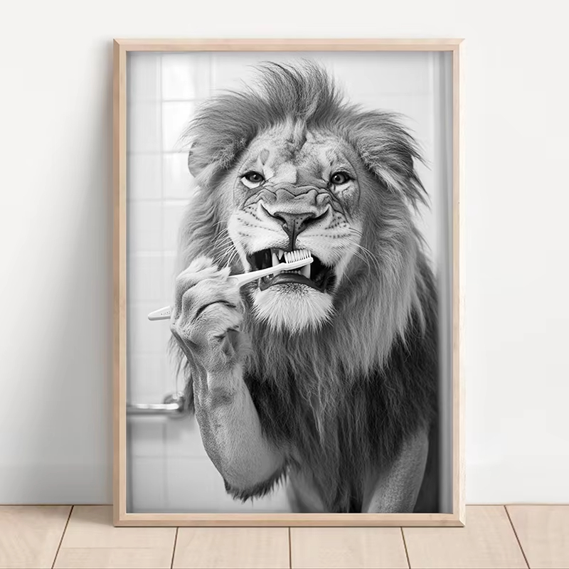 ملصق مضحك باللونين الأسود والأ - مراجعة Home Bathroom Images وسعره