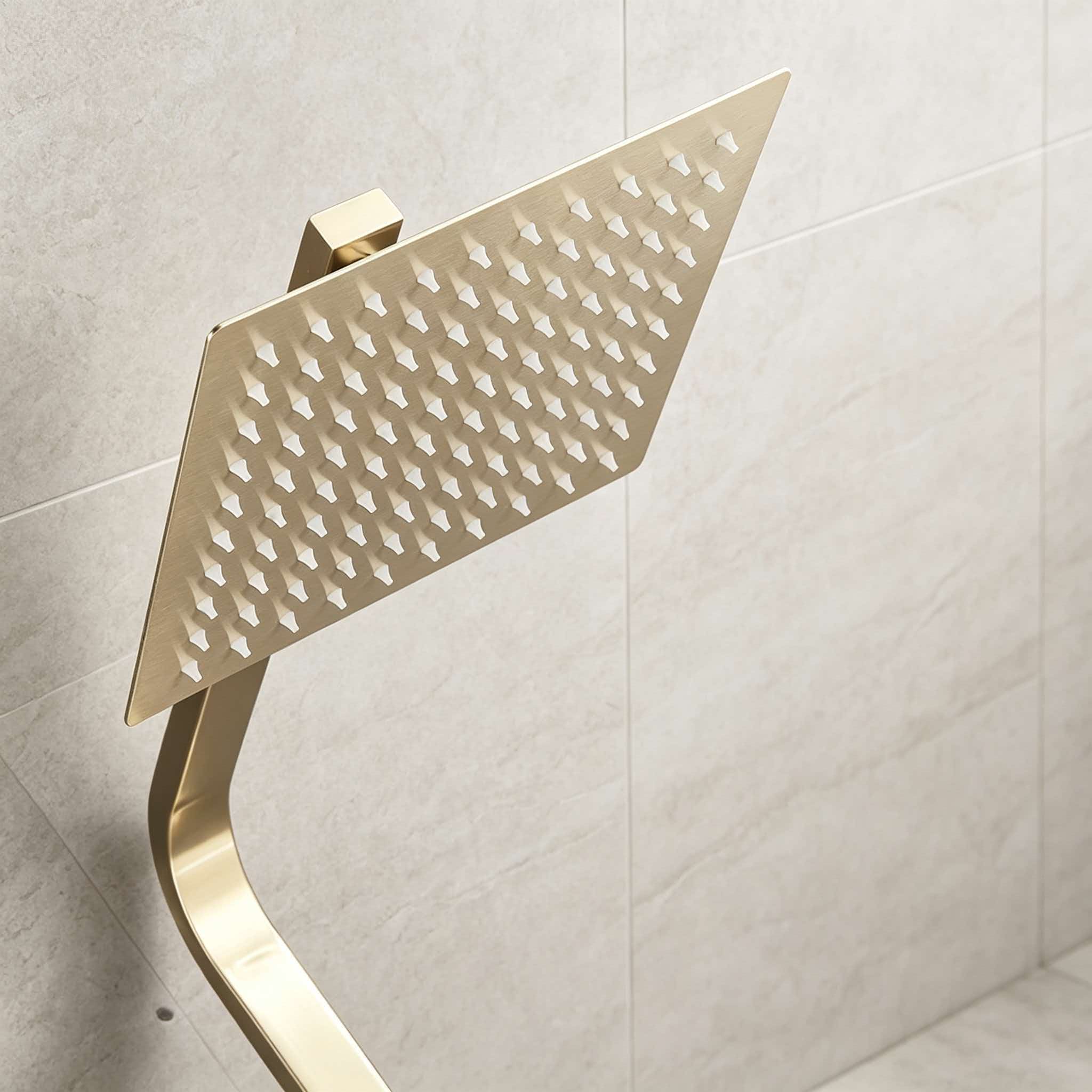 طقم دش ذهبي من الفولاذ المقاوم - مراجعة Home Bathroom Faucets وسعره
