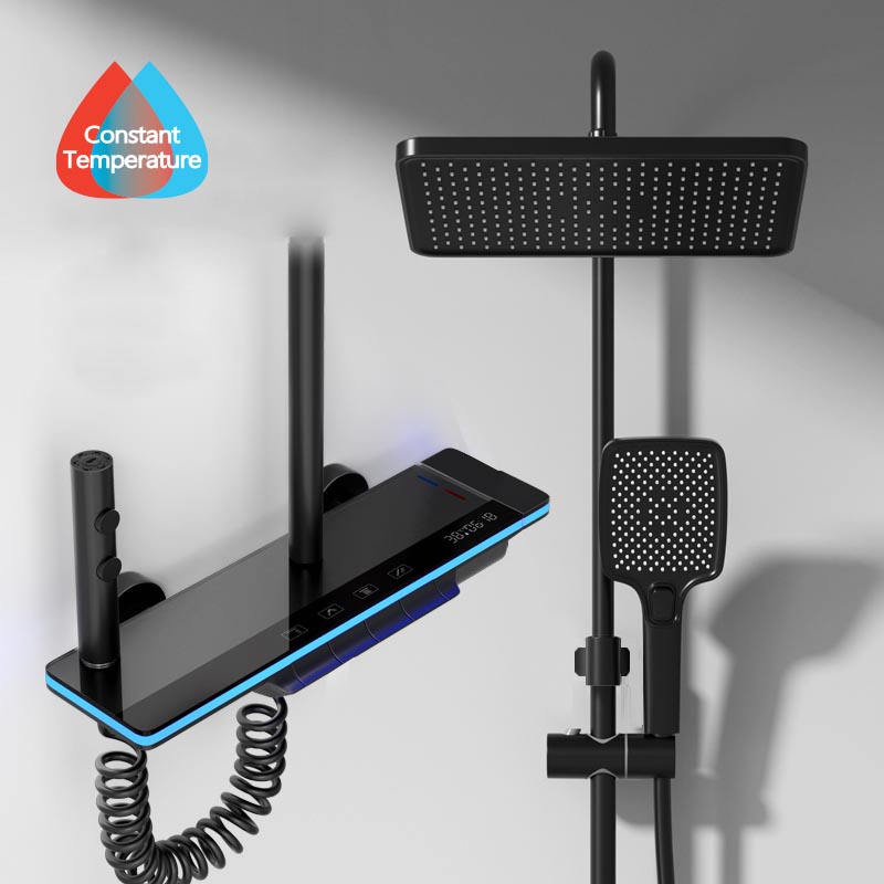 حمام فاخر نظام دش مع أضواء خفف - مراجعة Home Bathroom Faucets وسعره