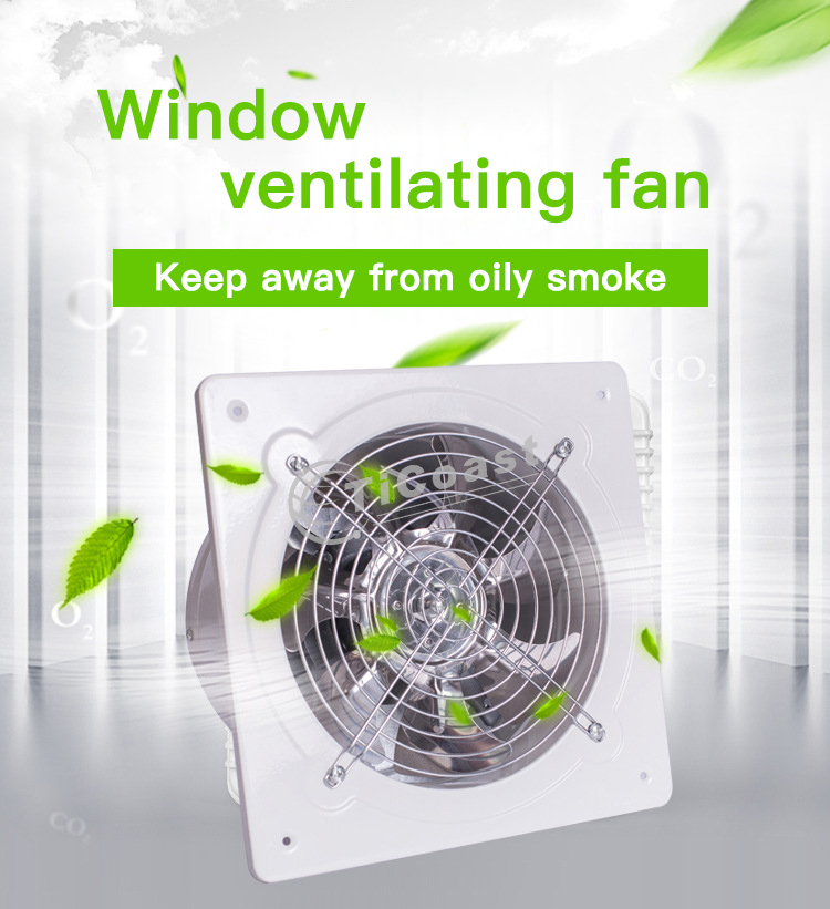 8 بوصة 80 واط مروحة العادم عال - مراجعة Home Bathroom Vent Fans وسعره