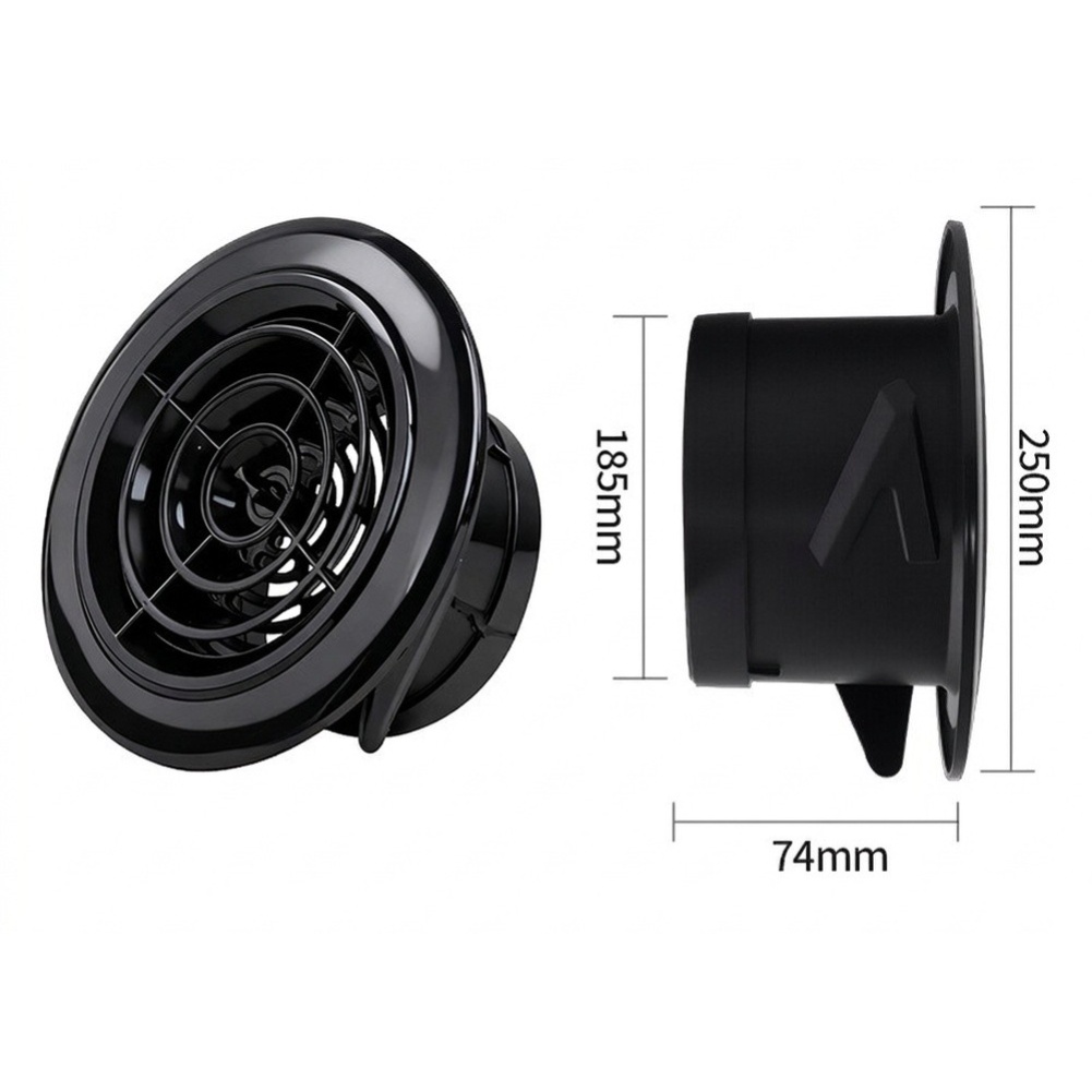 غطاء فتحة تهوية دائرية دوارة ب - مراجعة Home Bathroom Vent Fans وسعره