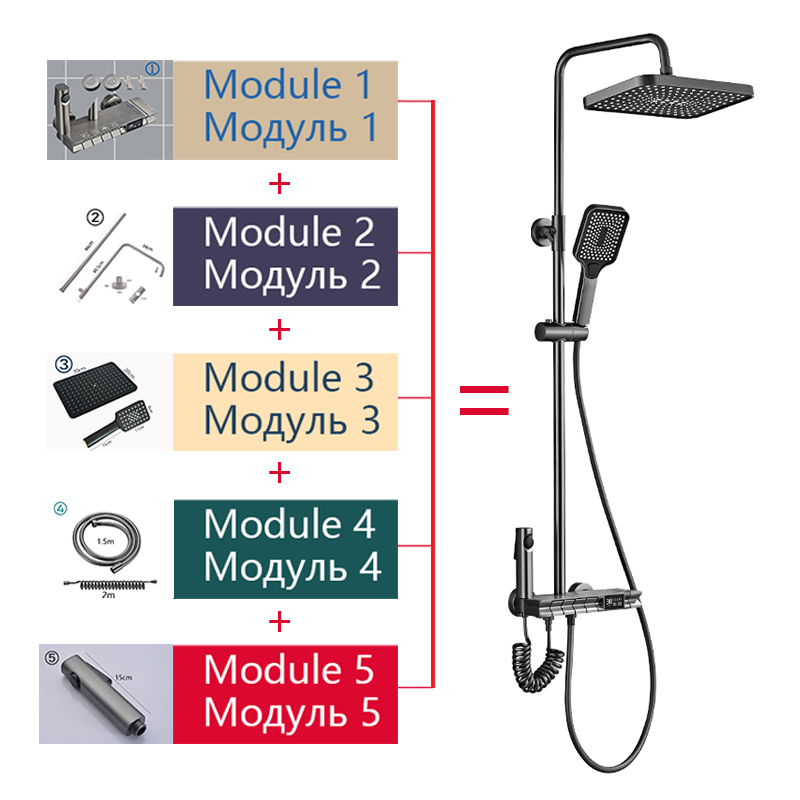 مفاتيح البيانو الحمام دش مجموع - مراجعة Home Bathroom Faucets وسعره
