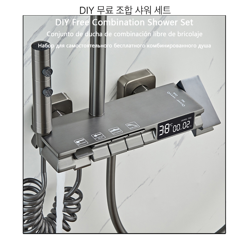 مفاتيح البيانو الحمام دش مجموع - مراجعة Home Bathroom Faucets وسعره